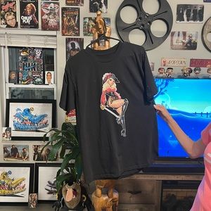 Men’s custom made graphic tee, never worn